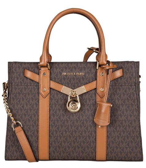 michael kors signature nouveau hamilton large satchel|Michael Kors Hamilton satchel large.